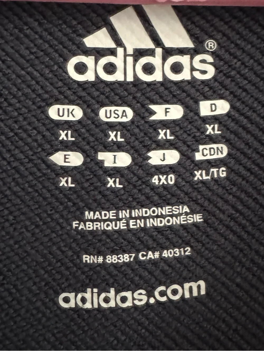 Adidas Men's Grey 3-Stripe 1/4 Zip Pullover Sweatshirt Size XL - Picture 2 of 4